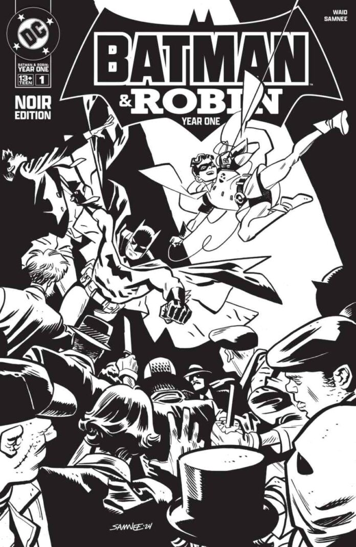 Preview: Batman and Robin: Year One #1 Noir Edition