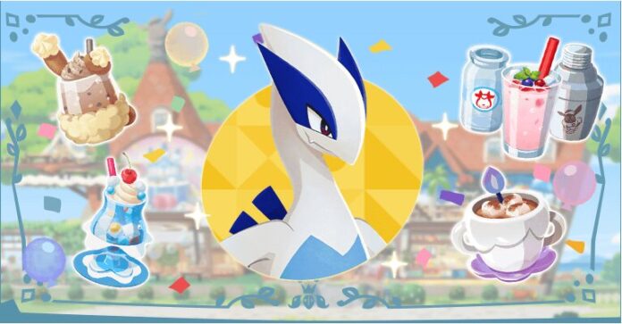 Video: New Visit from Lugia event now underway and Whimsicott (Pastel Balloon) now available via deliveries in Pokémon Café ReMix