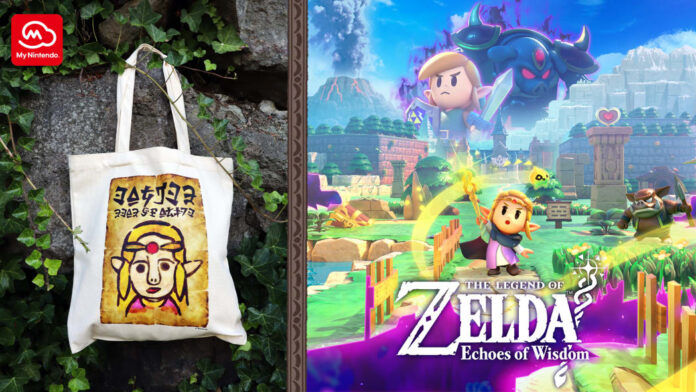 My Nintendo December Wrap-Up features The Legend of Zelda: Echoes of Wisdom – Wanted Poster Tote Bag, Mario & Luigi: Brothership Magnets, Super Mario Party Jamboree – Party Coasters and more