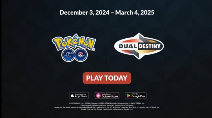 New Pokémon GO Dual Destiny season now running through March 4, 2025, at 10 a.m. local time