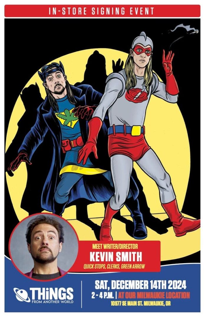 Signing Event: Kevin Smith heads to Things From Another World in Milwaukie, Oregon
