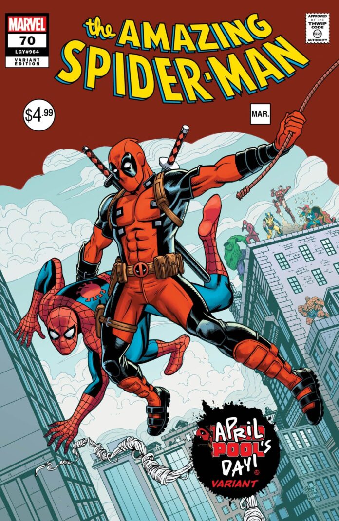 Deadpool unleashes pranks, jokes, and absurdity in April Pool’s Day Variant Covers