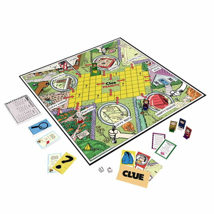 The Op Games Introduces CLUE®: PEANUTS Edition to Commemorate 75 Years of PEANUTS