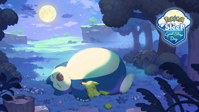 Full details revealed for the 23rd Pokémon Sleep Good Sleep Day event, which runs from June 10 to June 13