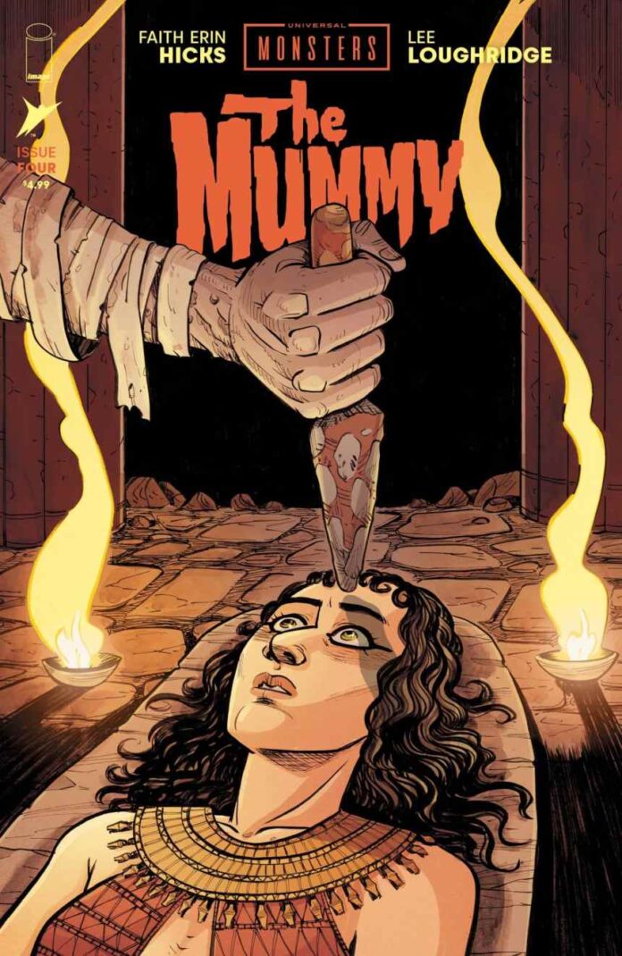 Helen and The Mummy Face Their Fates in the Epic Conclusion of Universal Monsters: The Mummy by Faith Erin Hicks