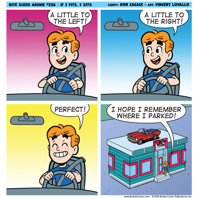 Bite Sized Archie #236 – If I Fits, I Sits