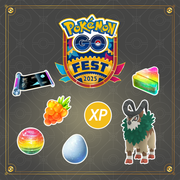Celebrate Pokémon GO Fest 2025 with a Twitch broadcast where you can enjoy games, battles, Twitch Drops, PvP team building, treasure hunts and more