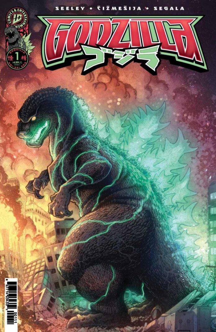 IDW reveals Art Adams’ cover for Godzilla #1