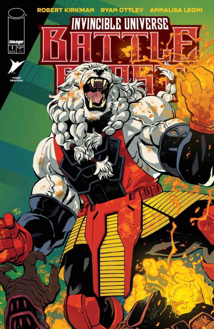 Skybound announces that Invincible Universe: Battle Beast #1 is getting a Third Printing!