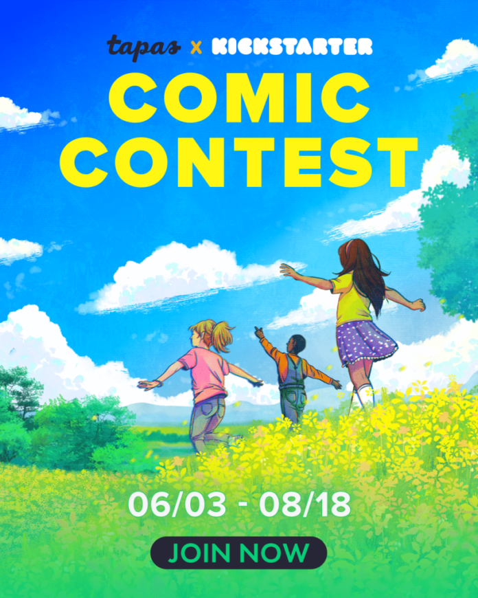 Tapas Entertainment and Kickstarter Partner for Short Comic Contest