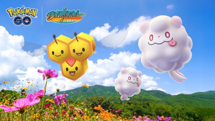 Full details revealed for the Pokémon GO Sweet Swarm event, which takes place from August 3 to August 6 featuring Shiny Combee, Shiny Swirlix and more Full details revealed for the Pokémon GO Sweet Swarm event, which takes place from August 3 to August 6 featuring Shiny Combee, Shiny Swirlix and more