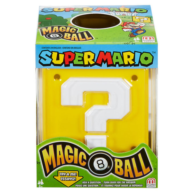 Mattel Games Will Release 'Magic 8 Ball: Super Mario Brothers' into Retail Mattel Games Will Release 'Magic 8 Ball: Super Mario Brothers' into Retail