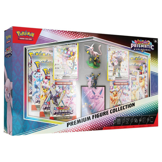 Pokemon Reveals Deets on 'Scarlet & Violet: Prismatic Evolutions - Premium Figure Collection' Pokemon Reveals Deets on 'Scarlet & Violet: Prismatic Evolutions - Premium Figure Collection'