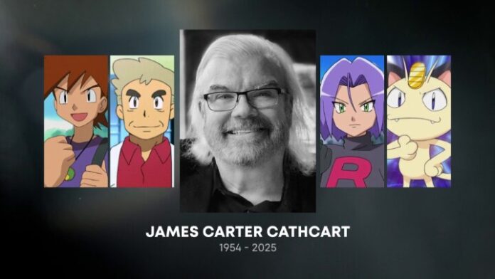 Pokémon voice actor James Carter (Professor Oak, Gary Oak, Team Rocket’s James and Meowth) has passed away