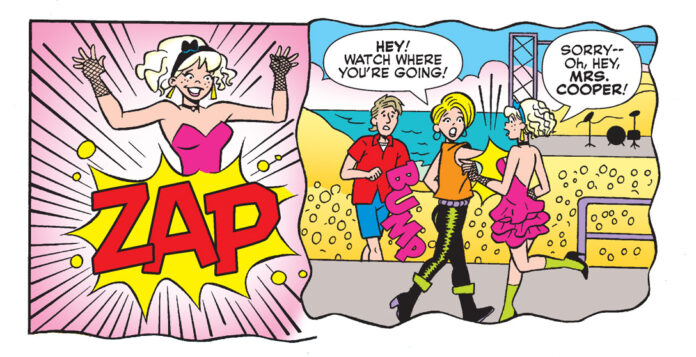 Sabrina magics back to the ’80s in ARCHIE DIGEST #362!