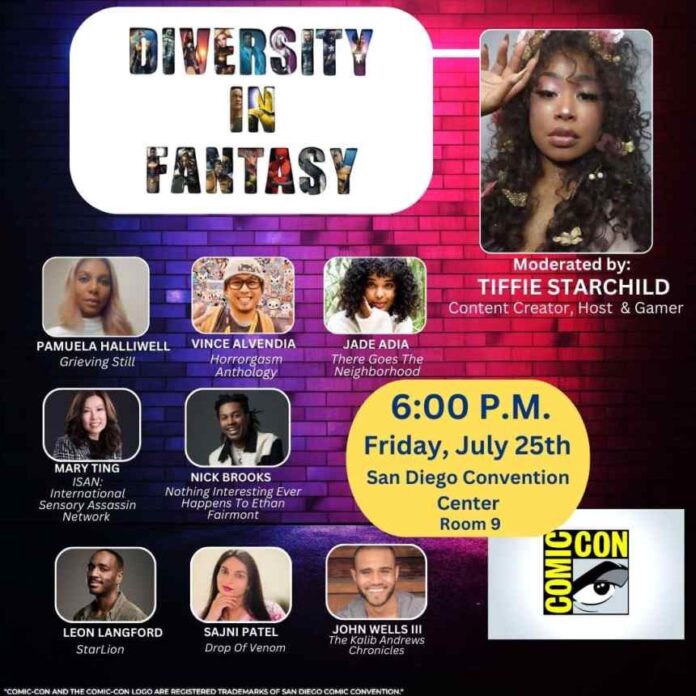 SDCC 2025: The Diversity in Fantasy Panel Returns with a Powerhouse Lineup of Authors
