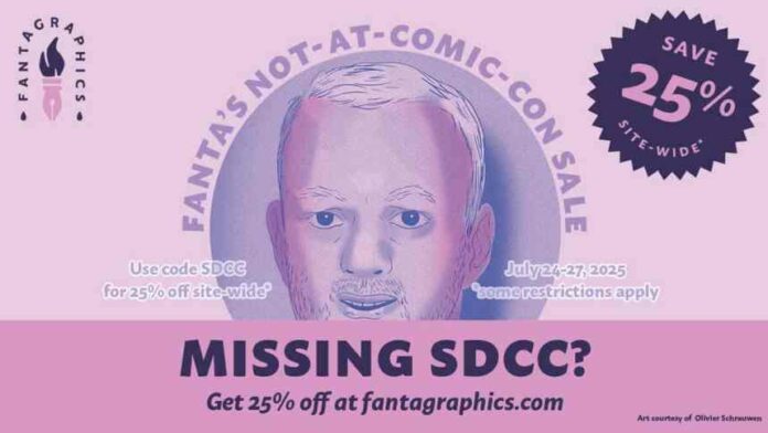 SDCC 2025: Visit Fantagraphics at San Diego Comic-Con Booth 1721