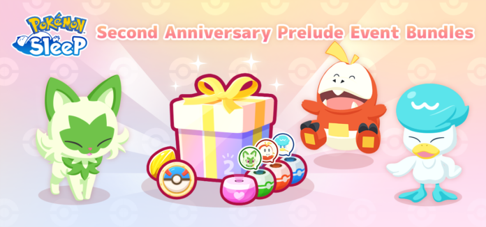 To accompany the Second Anniversary Prelude Event, Second Anniversary Prelude Event Bundles S, M, and L will be available in Pokémon Sleep