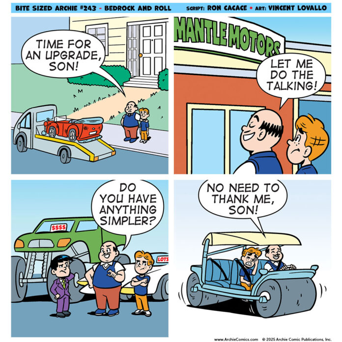 Bite Sized Archie #243 – Bedrock and Roll