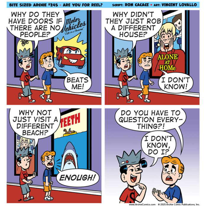 Bite Sized Archie #245 – Are You For Reel?