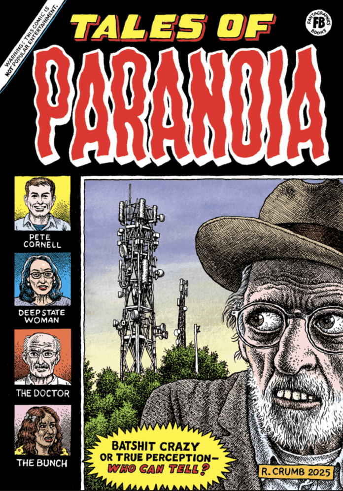 Fantagraphics to publish Robert Crumb’s Tales Of Paranoia!
