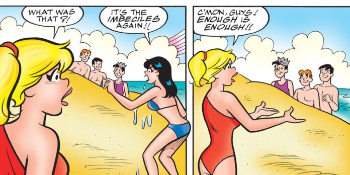 It’s the battle of the beach in WORLD OF BETTY & VERONICA DIGEST #40!