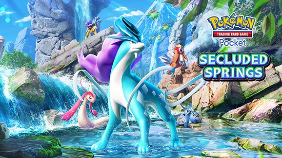 New Secluded Springs expansion headlined by Raikou ex, Entei ex and Suicune ex now available in Pokémon TCG Pocket, you’ll be able to get a new binder cover and display board backdrop featuring Suicune starting August 31 New Secluded Springs expansion headlined by Raikou ex, Entei ex and Suicune ex now available in Pokémon TCG Pocket, you’ll be able to get a new binder cover and display board backdrop featuring Suicune starting August 31