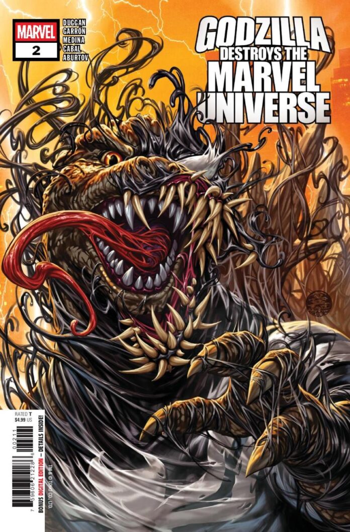 Preview: Godzilla Destroys the Marvel Universe #2