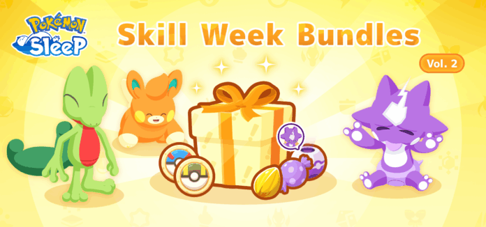 Super Skill Week Bundles Vol. 2 S, M, and L will soon be available in Pokémon Sleep to accompany Super Skill Week