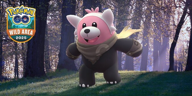 Bewear wearing a wilderness cape will make its Pokémon GO debut via raids during Pokémon GO Wild Area 2025 Bewear wearing a wilderness cape will make its Pokémon GO debut via raids during Pokémon GO Wild Area 2025