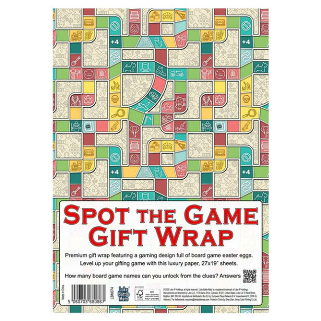 Loke BattleMats Will Release 'Spot the Game Gift Wrap' Loke BattleMats Will Release 'Spot the Game Gift Wrap'