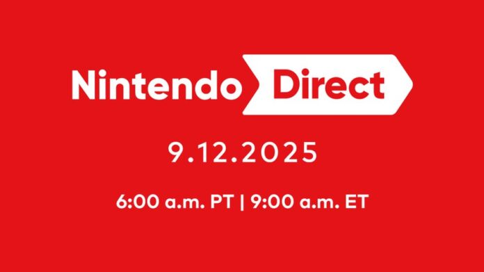 Major new Nintendo Direct will be released this Friday, September 12, at 6 a.m Major new Nintendo Direct will be released this Friday, September 12, at 6 a.m. PT featuring 60 minutes of information on upcoming Nintendo Switch 2 and Nintendo Switch games