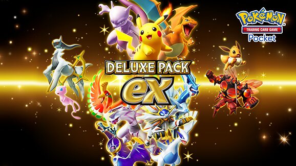 New Deluxe Pack: ex booster pack now available in Pokémon TCG Pocket until October 29 at 10:59 p.m New Deluxe Pack: ex booster pack now available in Pokémon TCG Pocket until October 29 at 10:59 p.m. PDT, each pack is guaranteed to include one card with a rarity of ♦♦♦♦ or higher from previous expansions