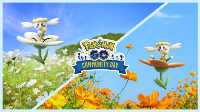 Pokémon GO Community Day event now underway today, September 14, from 2 p.m. to 5 p.m Pokémon GO Community Day event now underway today, September 14, from 2 p.m. to 5 p.m. local time featuring Flabébé, Shiny Flabébé, Floette, Florges that knows Chilling Water, new research and more
