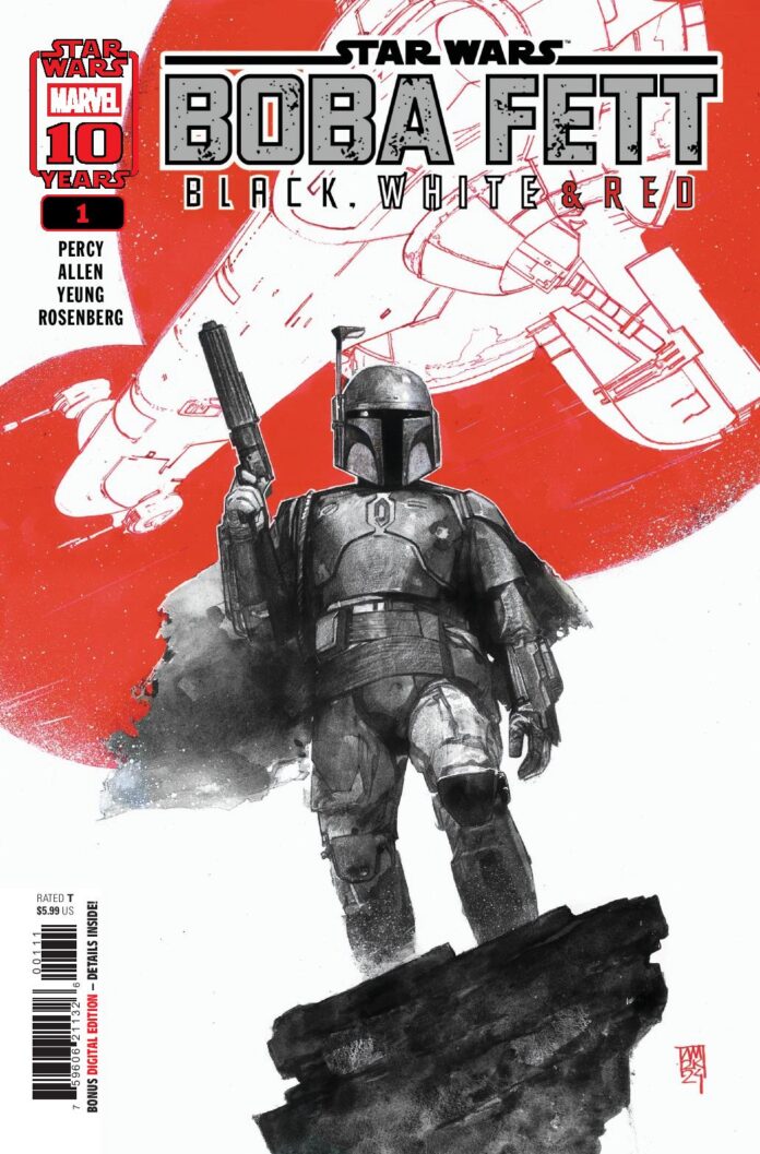 Preview: Star Wars: Boba Fett – Black, White & Red #1
