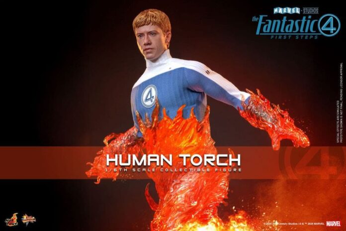 Flame On with Hot Toys’ Human Torch from Fantastic Four: First Steps