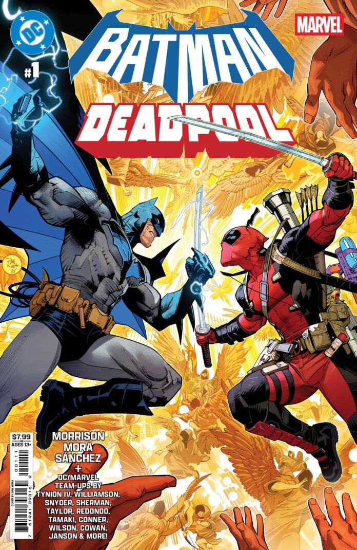Get an early look at DC’s Batman/Deadpool #1 out November 19
