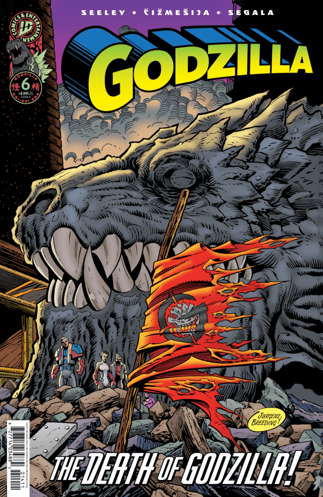 The Death of Godzilla, Featuring Homage Cover by Dan Jurgens The Death of Godzilla, Featuring Homage Cover by Dan Jurgens