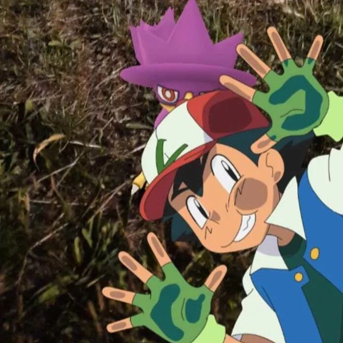 Video – Ash’s Gym badges are stolen when three Murkrow emerge from a nearby bush in this official clip from Pokémon: Johto League Champions Video – Ash’s Gym badges are stolen when three Murkrow emerge from a nearby bush in this official clip from Pokémon: Johto League Champions