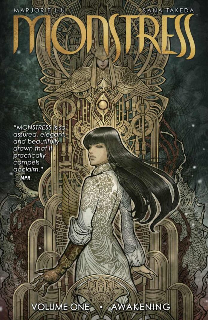 Marjorie Liu and Sana Takeda’s Monstress Gets a Gold Foil Treatment to Celebrate its 10th Anniversary