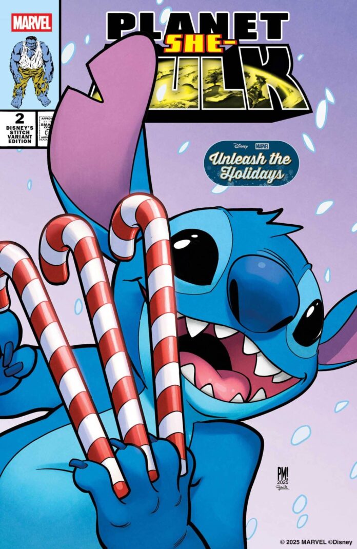 Stitch wreaks Holiday Havoc in New Marvel Variant Covers