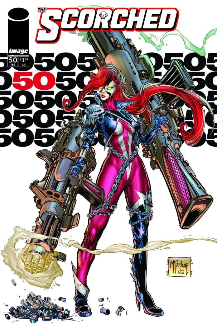 The Scorched #50, the Climax of the Spawn Universe 50/50/50 Program, arrives March 2026