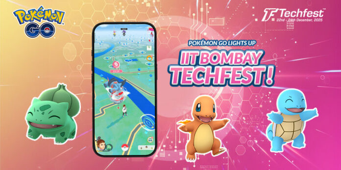 Pokémon GO is coming to the IIT-Bombay for Techfest 2025 from December 22–24 in Mumbai Pokémon GO is coming to the IIT-Bombay for Techfest 2025 from December 22–24 in Mumbai