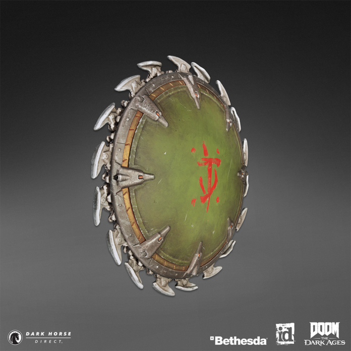 DARK HORSE BRINGS DOOM SLAYER’S SHIELD SAW WEAPON TO LIFE