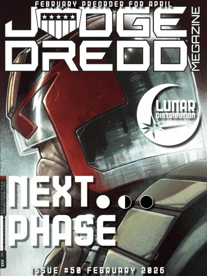 Judge Dredd Megazine Is Now Available Through Lunar!