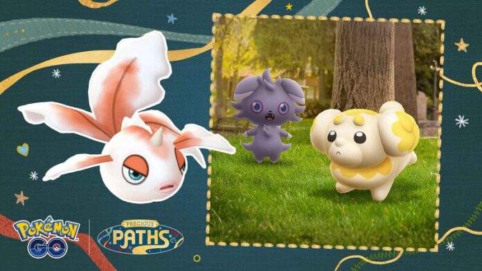Pokémon GO Precious Pals event will run from January 20 to 25 featuring Shiny Fidough for the first time, increased encounters with Shiny Goldeen, Shiny Espurr and more