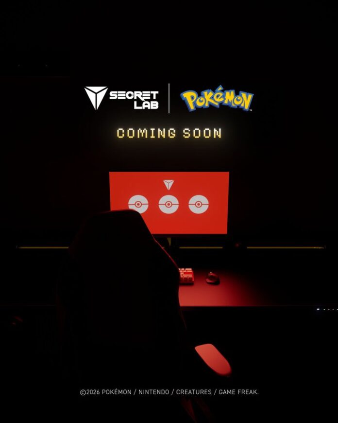 The Pokémon Company is officially teaming up with Secretlab on a new collaboration that will be revealed this Thursday, January 22