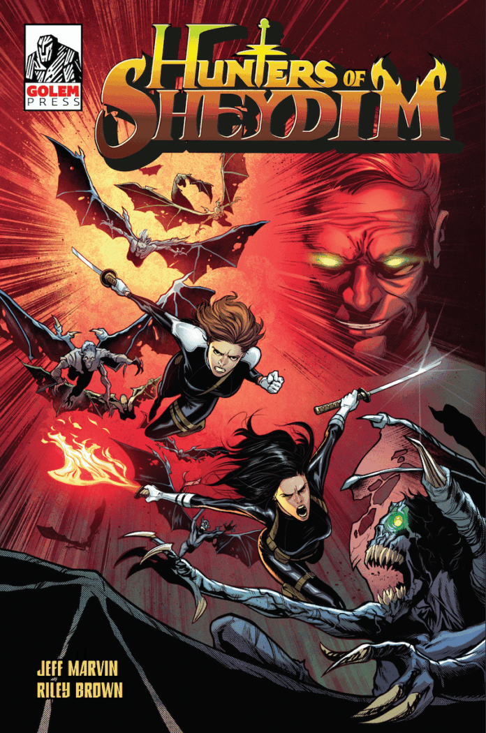 Twin Demon Hunters, Ancient Secrets, and a War That Won’t Stay Buried. Hunters of Sheydim arrives in March from Golem Press
