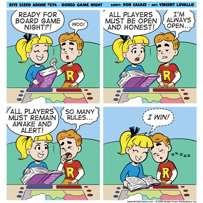 Bite Sized Archie #274 – Bored Game Night