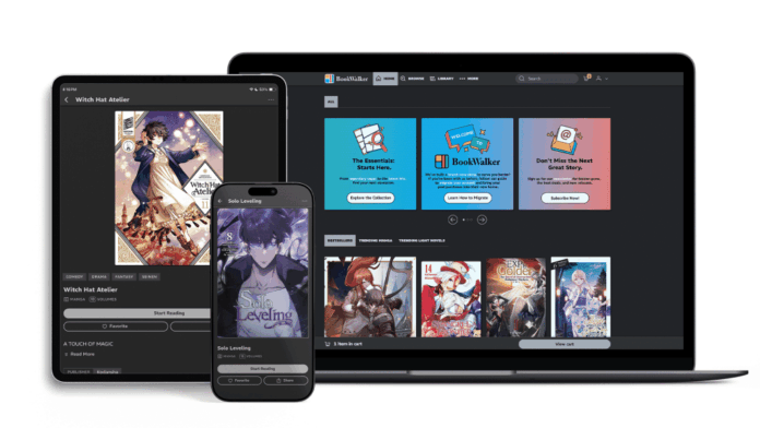 BookWalker launches its Redesigned Platform for Manga, Manhwa, and Light Novels